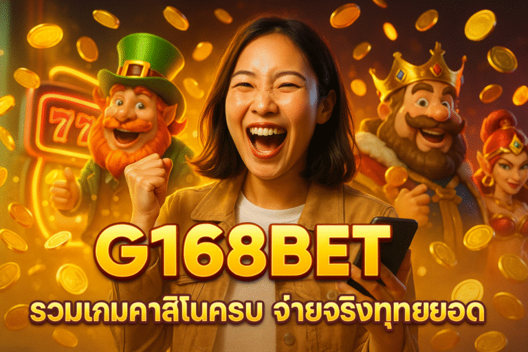 G168BET รวมเกมคาสิโนครบ จ่ายจริงทุกยอด