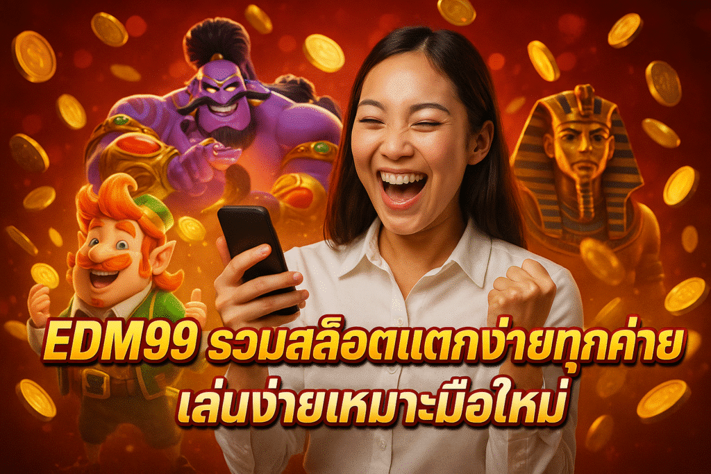 EDM99 รวมสล็อตแตกง่ายทุกค่าย เล่นง่ายเหมาะมือใหม่