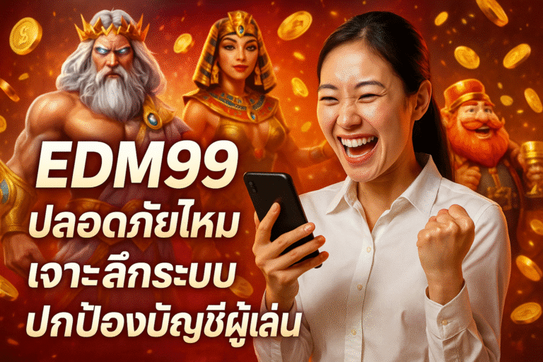 EDM99 ปลอดภัยไหม เจาะลึกระบบปกป้องบัญชีผู้เล่น