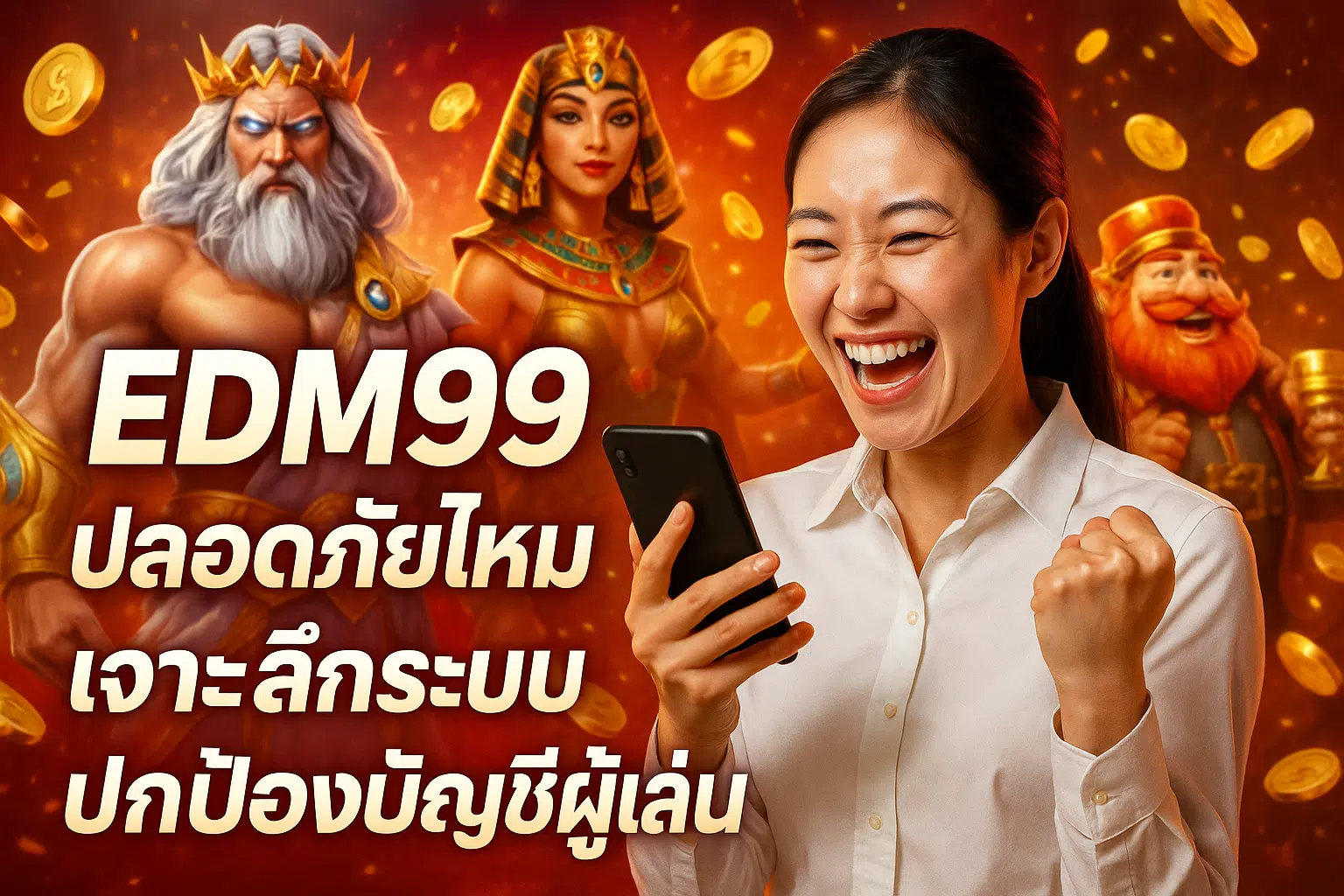 EDM99 ปลอดภัยไหม เจาะลึกระบบปกป้องบัญชีผู้เล่น